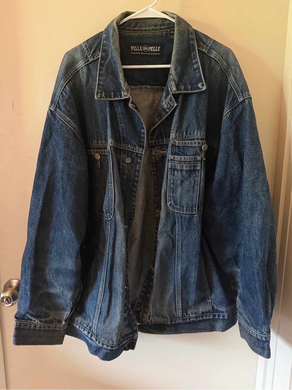 Pelle Pelle Blue Oversized Denim Jacket